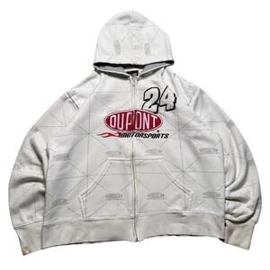 Vintage Y2K Chase Authentics 24 Dale Earnhardt Full Zip Jacket Women's Xl Flaws